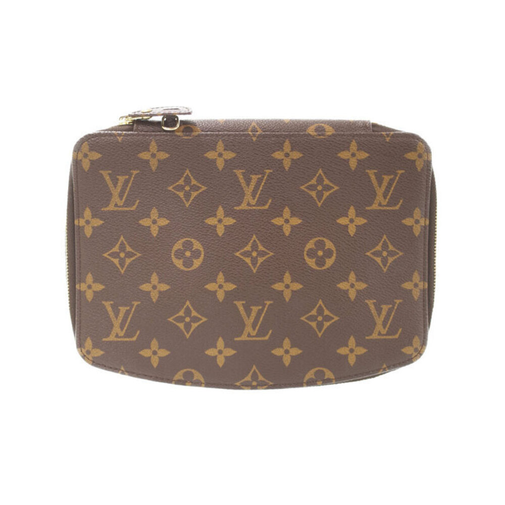 Louis Vuitton Monogram Leather Brown Poche Monte Carlo Accessory Pouch